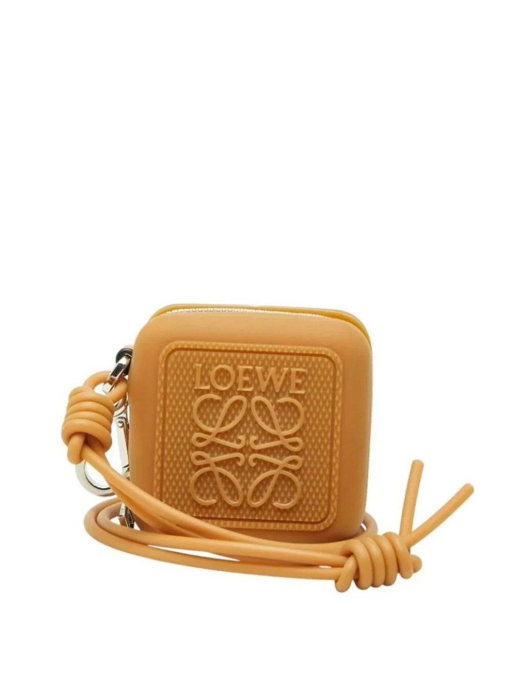 Loewe Anagram Coin Purse Brown Lava Leather